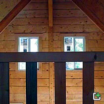 Nahanni Mountain Lodge cabin loft