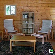 Nahanni Mountain Lodge cabin interior