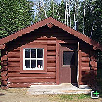 Nahanni Mountain Lodge cabin front